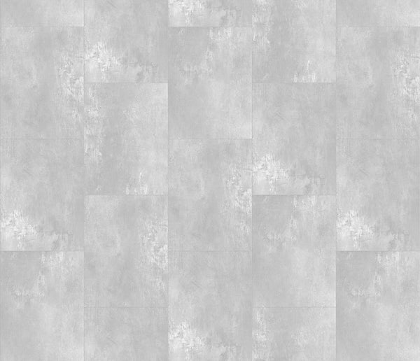 Vinylboden COREtec The Essentials Tile+ Columba 53 in hellgrau mit Marmorstruktur, langlebig und stilvoll für moderne Räume