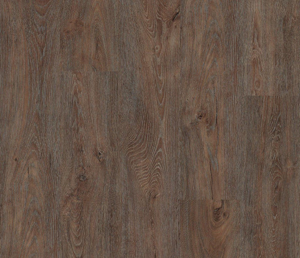 COREtec Vinylboden The Essentials 1500 Jasper Oak in natürlicher Holzoptik, braun mit Maserung, Laminat im Raum verlegt