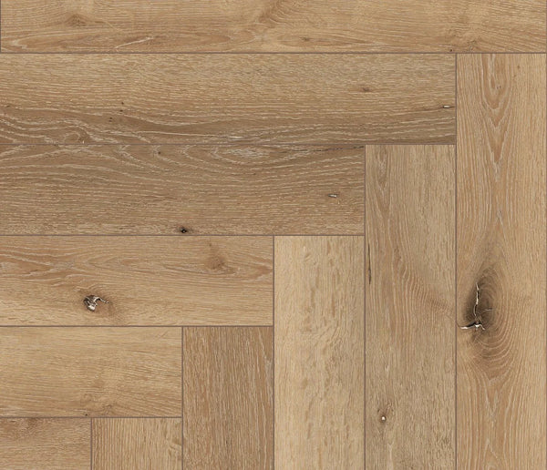 COREtec Naturals Herringbone Vinylboden, Lumber-Design, detailreiche Holzmaserung, langlebiges Vinyl, elegante Bodenoptik