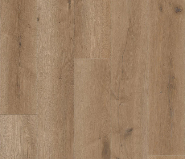 Heller Vinylboden von COREtec ProPlus 1500+ Metropol, mit Holzmaserung und glatter Oberfläche, in Raumaufnahme gezeigt