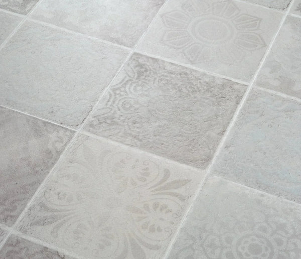 COREtec Vinylboden The Essentials Tile++ Rabat 90 in Holzoptik, langlebig, hochwertige Vinylfliesen, modernes Design, robust und pflegeleicht