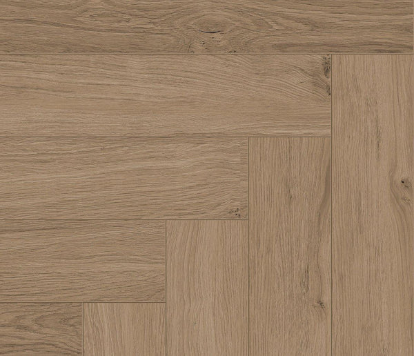 COREtec Vinylboden im Herringbone-Design Richmond, natürliche Holzoptik, langlebiges und stilvolles Bodenbelag.