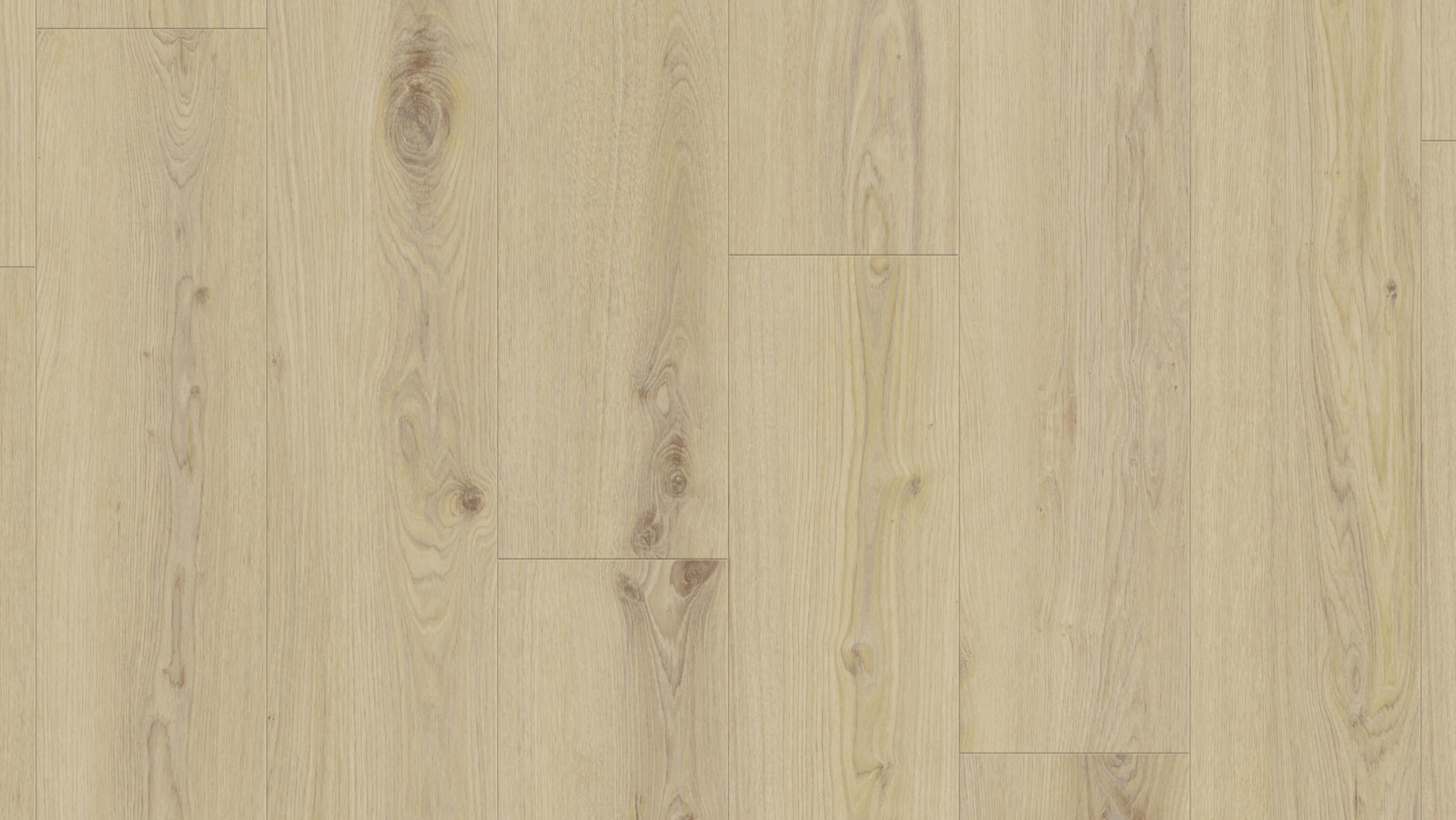 Tarkett iD Click Ultimate 30 Classics Delicate Oak Almond, Flächenansicht des Dekors im Breitformat