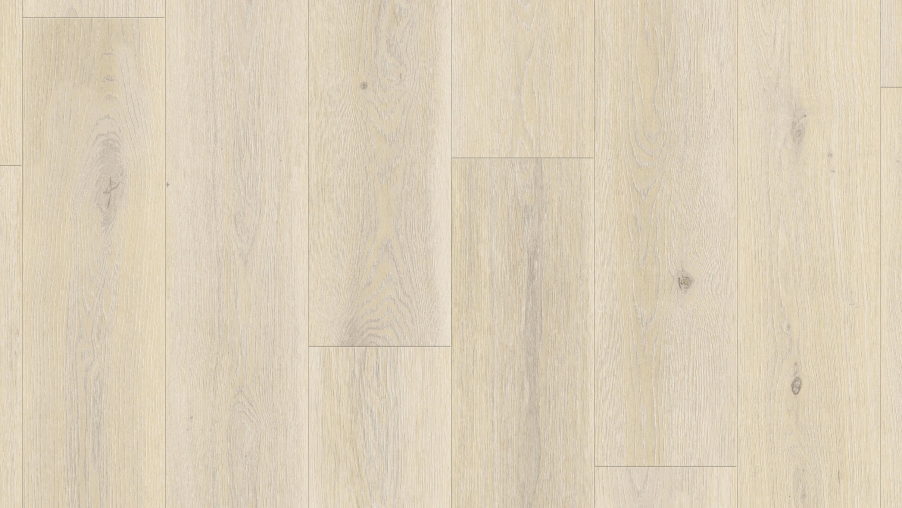 Tarkett iD Inspiration 30 Classics Highland Oak Cream, Flächenansicht des Dekors im Breitformat