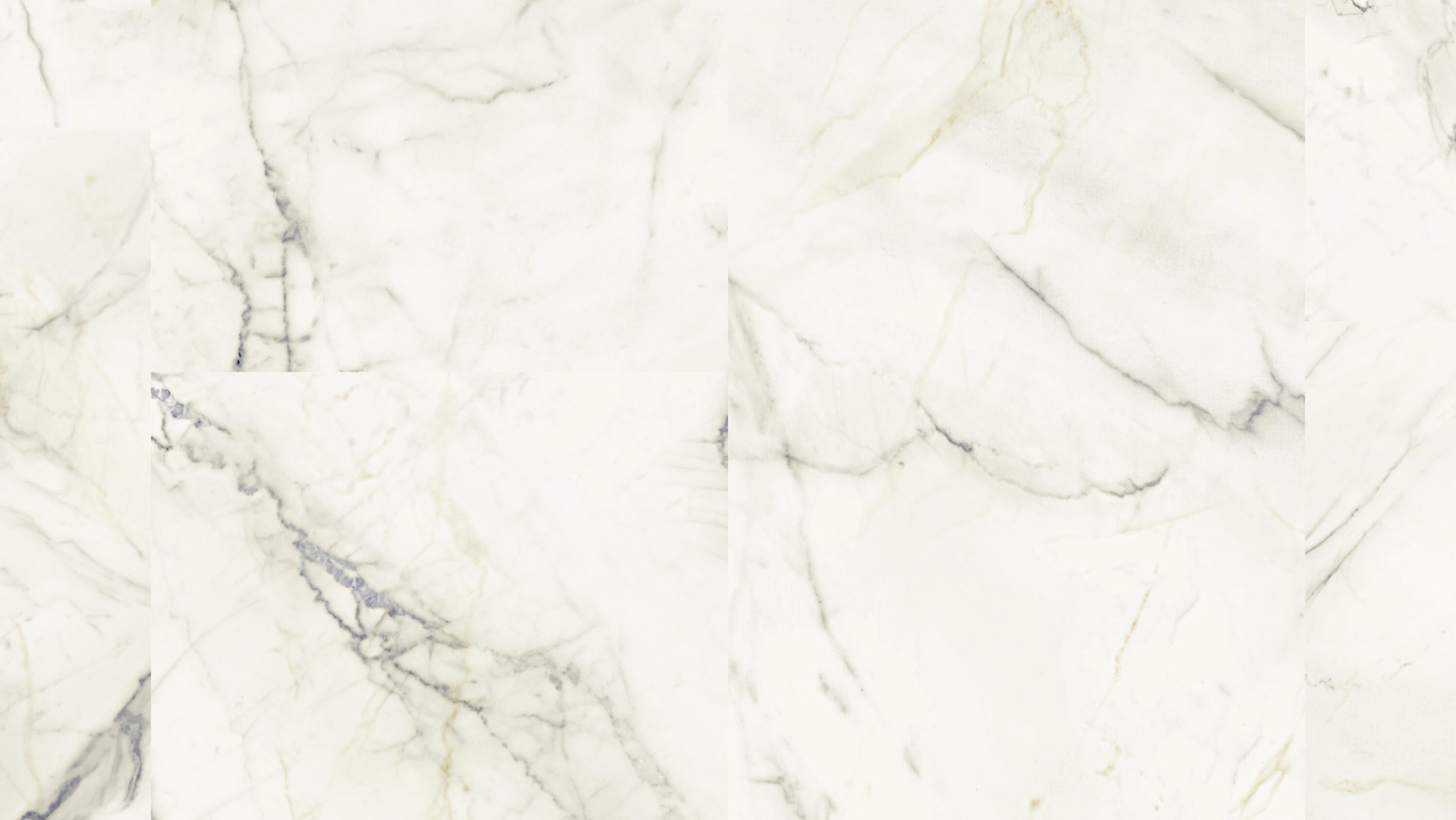 Tarkett iD Click Ultimate 55 Naturals Carrara Grande White, Flächenansicht des Dekors im Breitformat
