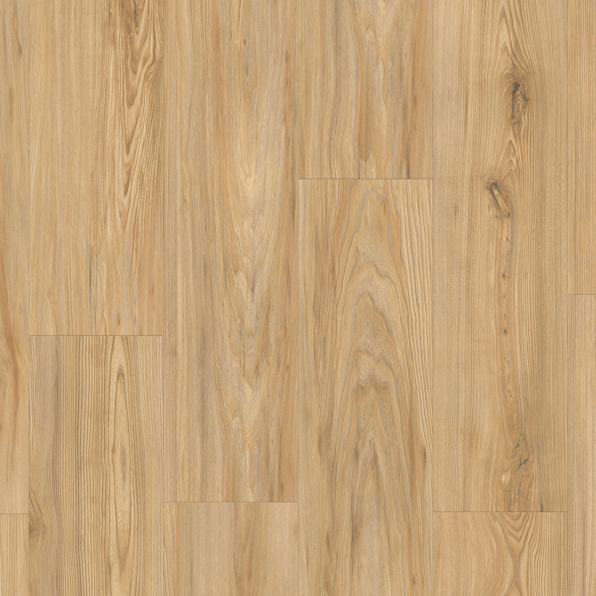 Vinylboden Tarkett iD Inspiration 55 Naturals Brushed Elm Braun, Klebevinyl mit strukturierter Holzoptik, langlebiges Bodenbelag.