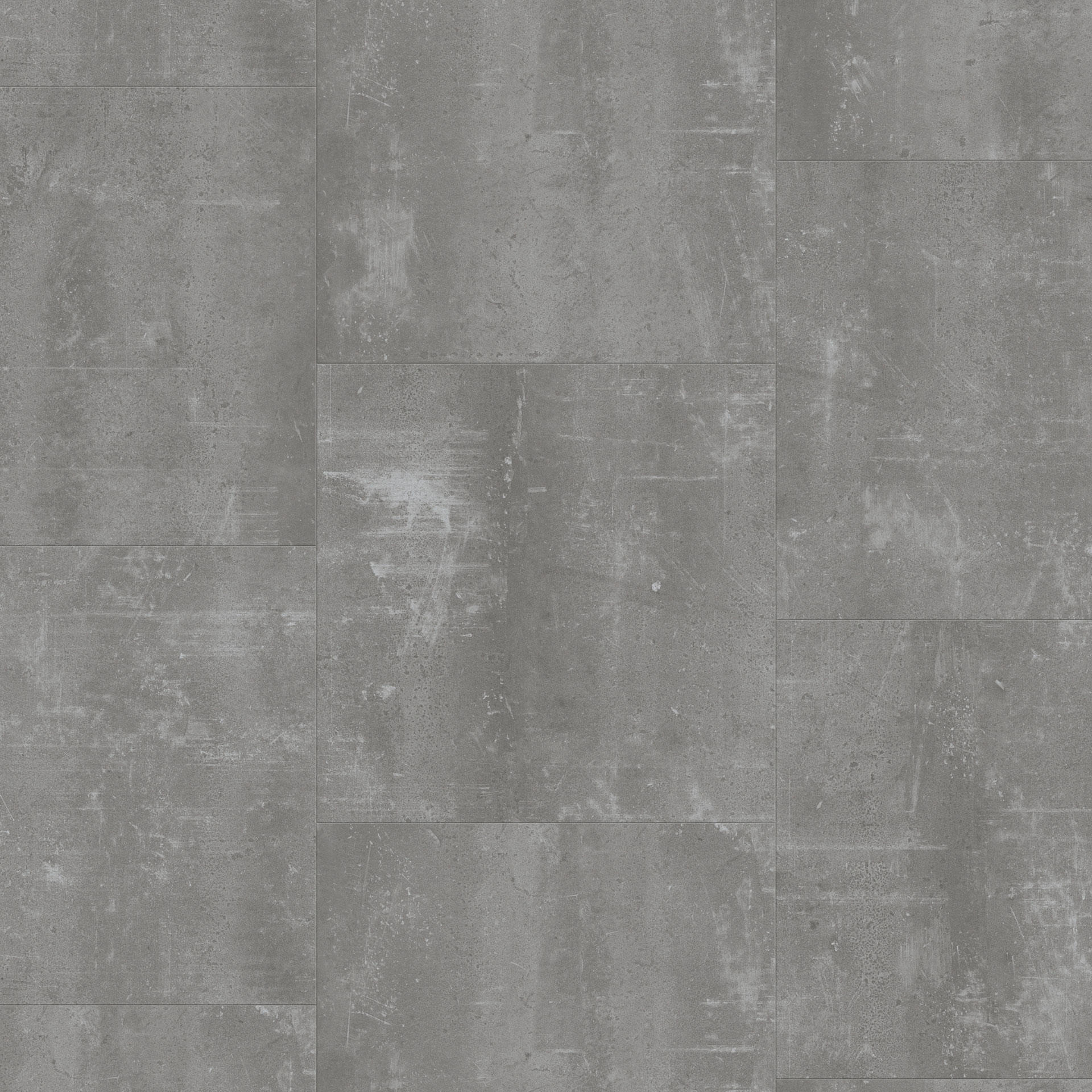 Vinylboden Tarkett iD Inspiration 55 Classics Composite Cool Grey, Klebevinyl, mit strukturierter Oberfläche und grauem Farbton.