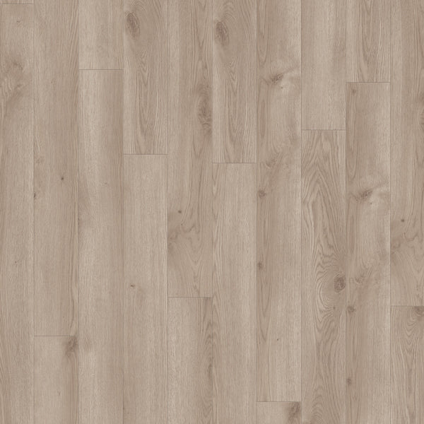 Tarkett iD Inspiration 55 Classics Vinylboden in Contemporary Oak Grege, Klebevinyl mit Holzoptik und dunklen Maserungen.