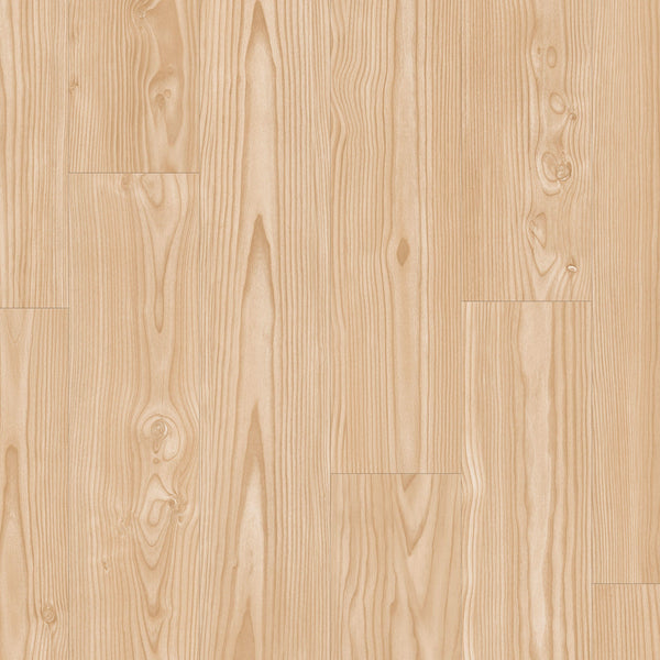 Vinylboden Tarkett iD Inspiration 55 Naturals Douglas Pine Creme, Klebevinyl, mit Holzmaserung in Cremefarben.