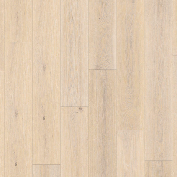 Tarkett iD Inspiration 55 Authentics Highland Oak Cream Vinylboden, Klebevinyl mit hellem Holzdesign, detailreiche Oberfläche