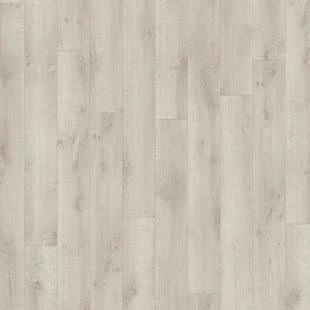 Vinylboden Tarkett iD Inspiration 55 in Rustic Oak Light Grey mit Holzmaserung und heller, natürlicher Holzoptik.