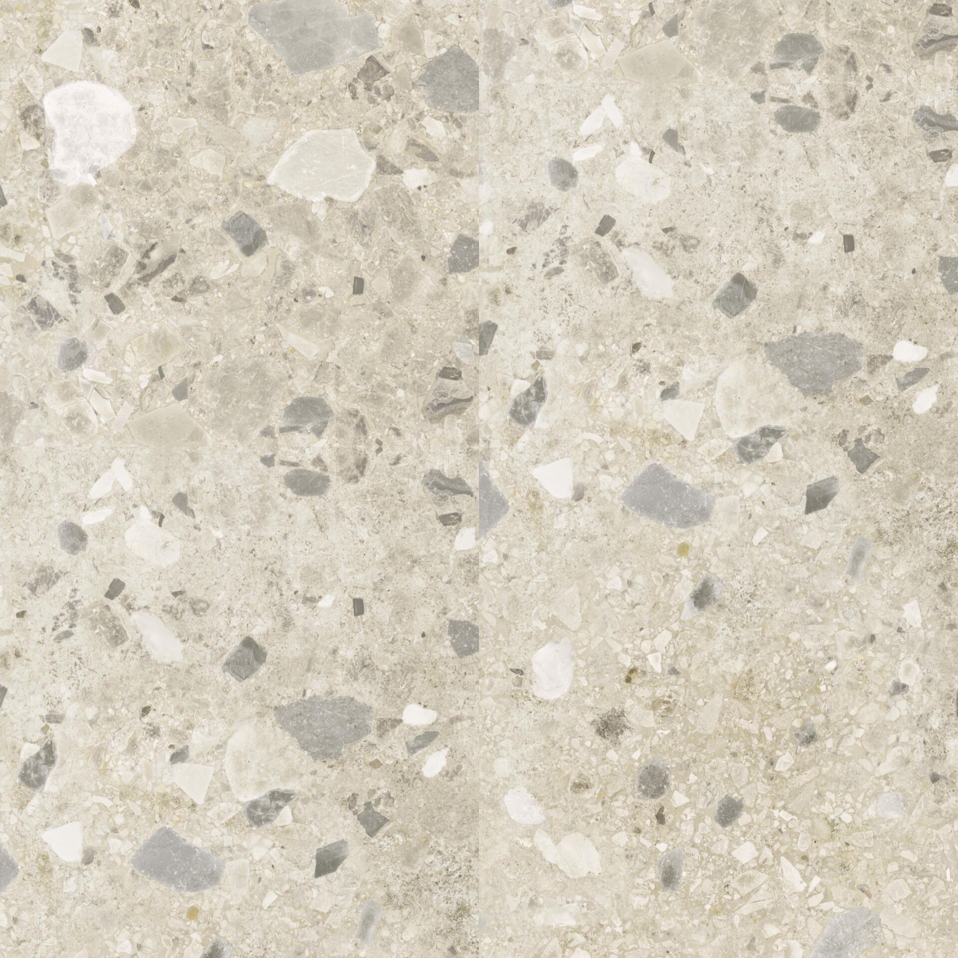 Tarkett iD Inspiration 55 Naturals Breccia Beige Klebevinyl, Dekorbild in Steinoptik