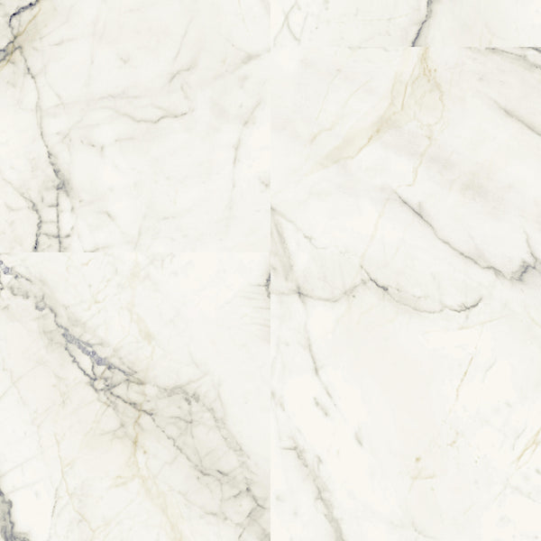 Tarkett iD Click Ultimate 55 Naturals Carrara Grande White Klick-Vinyl, Dekorbild in Steinoptik