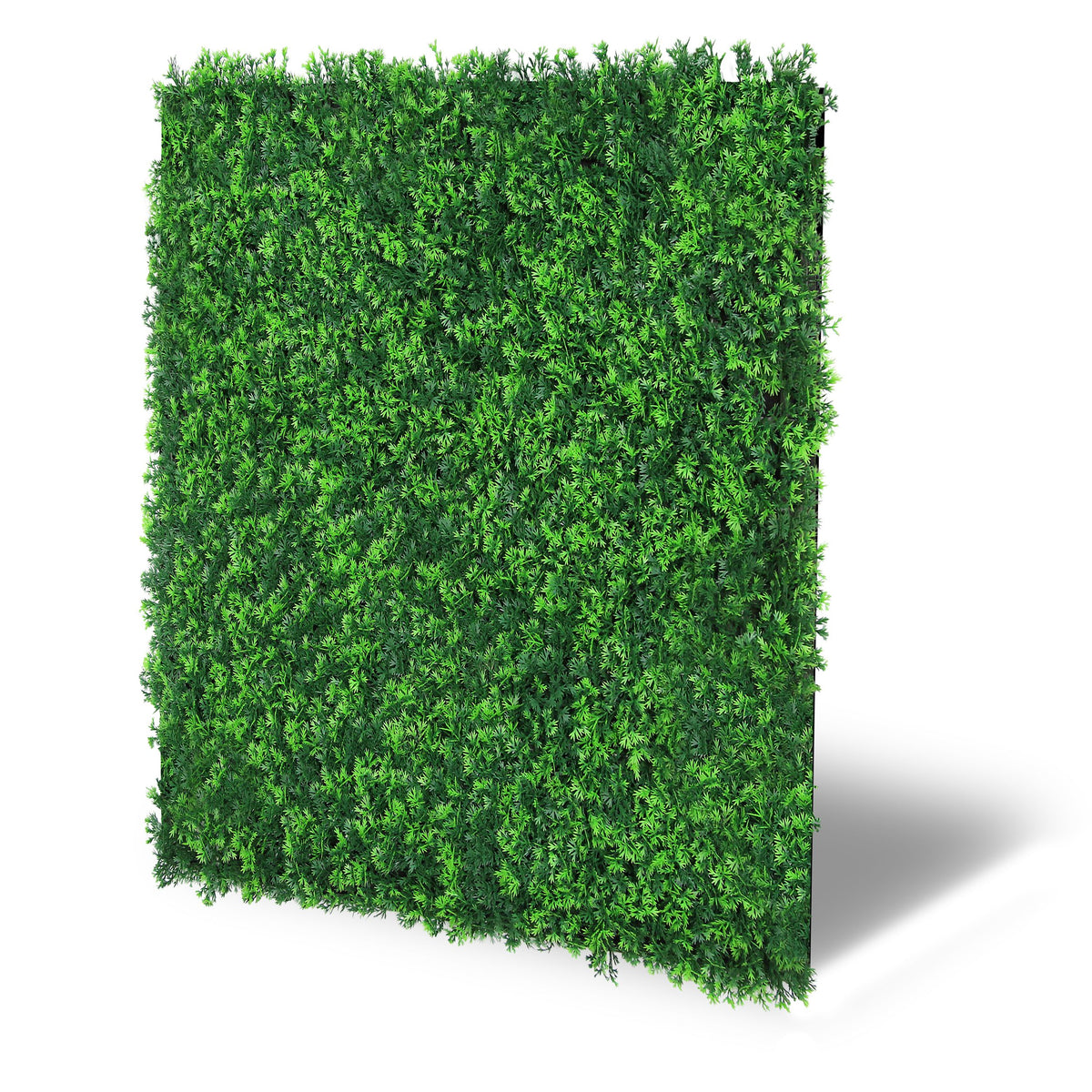 Jangal Wandpaneel aus Mix-Gras, modulare grüne Flora-Wanddekoration, 52 x 52 cm, naturbelassene Pflanzenoptik