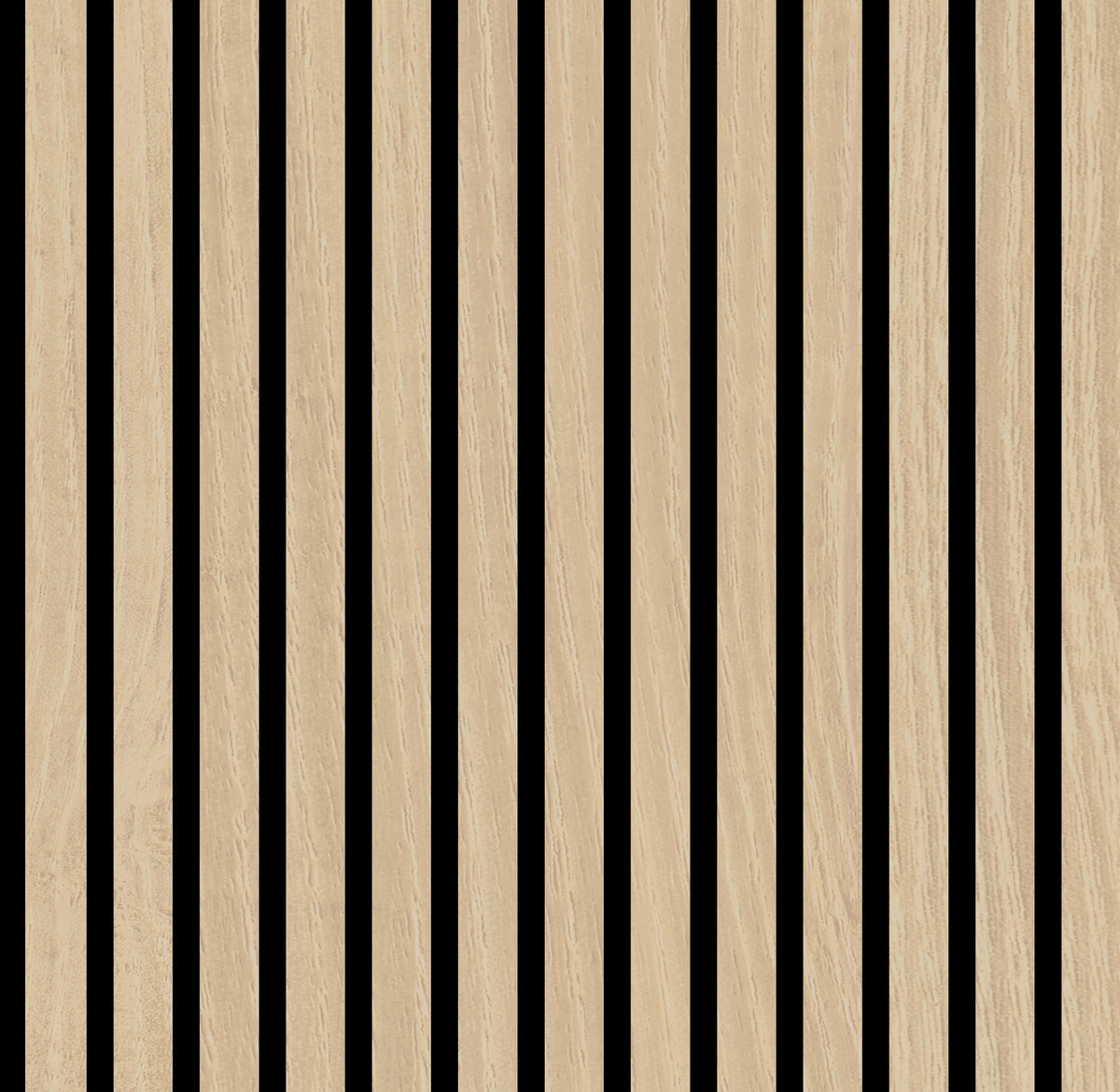 Jangal Wandpaneel Jangal Modular Wall Fanal Eichenfurnier, 52x52 cm, modernes Wanddekor mit Holzoptik