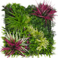 Jangal Wandpaneel Vivid Bloom mit bunten Blumen, modulare Flora-Wanddekoration, 52 x 52 cm, dekoratives Wandbild