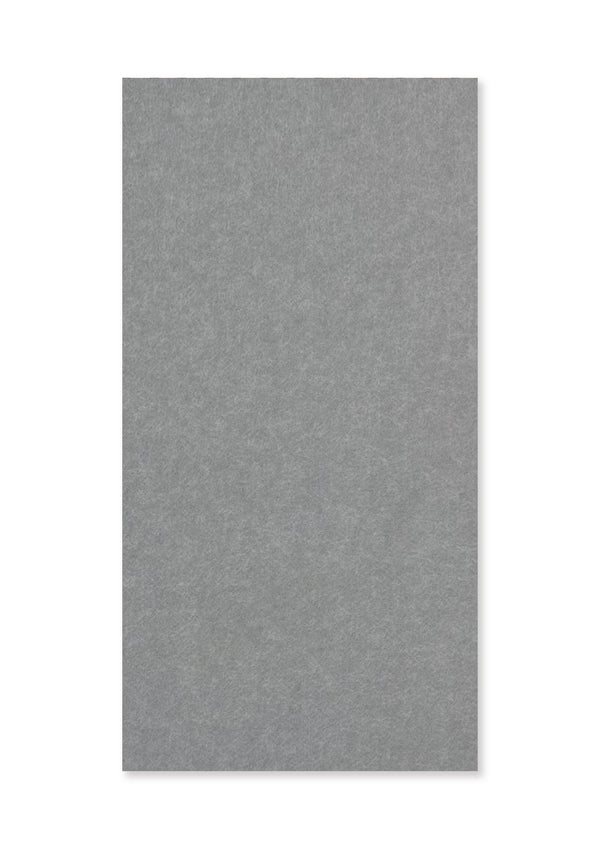 Jangal Wandpaneel Modular Wall Platinum Grey aus PET-Filz, beidseitig bevelt, 52 x 104 cm, moderne Wanddekoration in grau