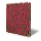 Jangal Flora-Wandpaneel Pink Grass, modularer Wanddekoration mit grünen und pinken Pflanzen, 52 x 52 cm, naturähnliches Design