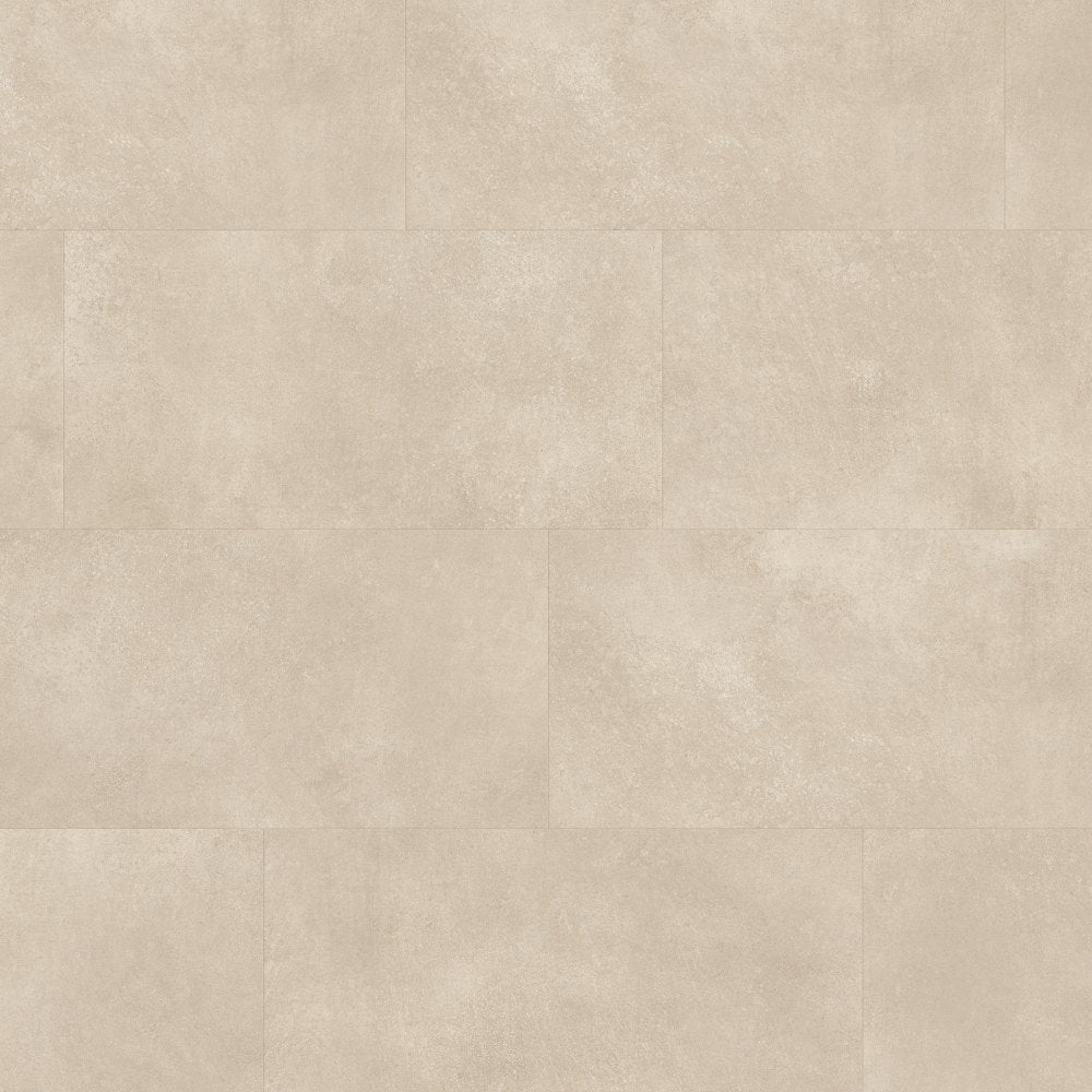 Gerflor Creation 30 Solid Clic Bloom Uni Cream Vinylboden, Klick-Vinyl, hellgelber, strapazierfähiger Bodenbelag in Nahaufnahme