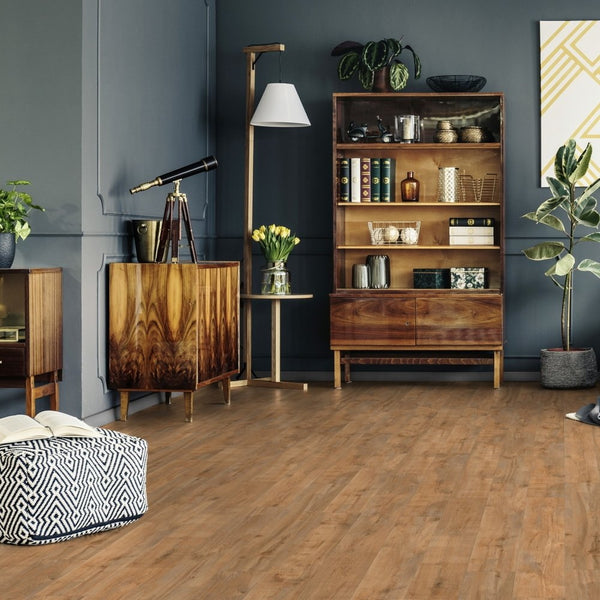Gerflor Creation 30 Savage Oak Honey Vinylboden, Klebevinyl mit Eichenholz-Design, detailreiche Holzmaserung, langlebiges Bodenbelag.