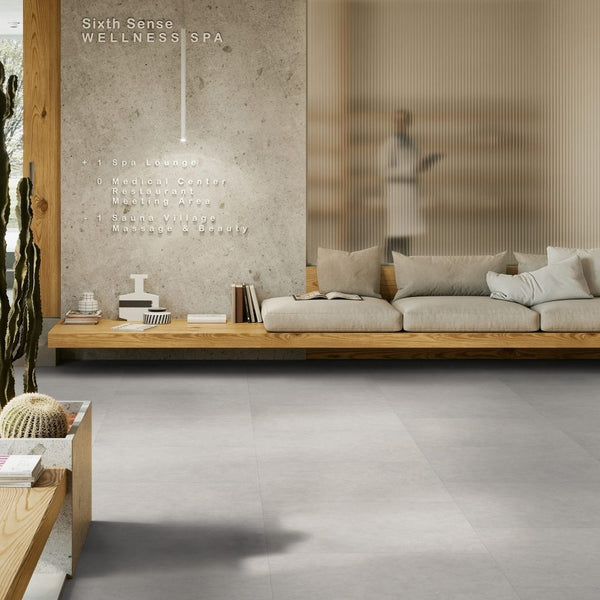 Gerflor Creation 40 Zen Bloom Uni Perle 0963 Vinylboden, Klebevinyl mit hellem, einfarbigem Design, langlebiger Bodenbelag