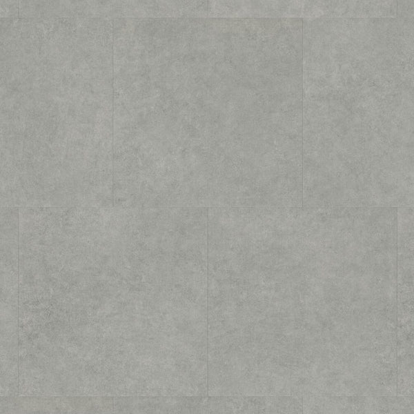 Gerflor Creation 40 Zen Bloom Uni Souris Vinylboden, Klebevinyl mit moussiertem Design, langlebig und pflegeleicht