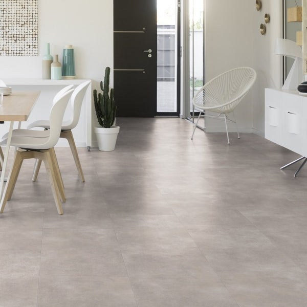 Gerflor Creation 55 Bloom Uni Clear 1599 Vinylboden, Klebevinyl mit transparenter Oberfläche, langlebig und stilvoll.