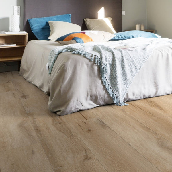 Gerflor Creation 55 Cedar Natural Vinylboden, Klebevinyl mit Holzmaserung, langlebig und dekorativ für Wohnräume