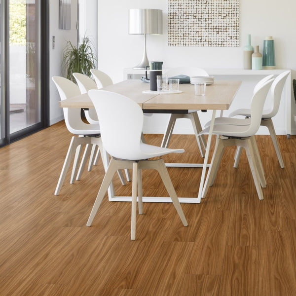 Gerflor Creation 55 Linear Wood Honey Vinylboden, Klebevinyl mit holzähnlichem Design, hellbraune Holzoptik, langlebig und flexibel