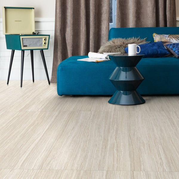 Gerflor Creation 55 Paradiso Bone 1729 Vinylboden, klebevinyl mit hellem Holzdesign, strapazierfähig und langlebig