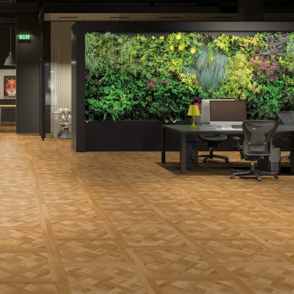 Gerflor Creation 55 Versailles Blond 1751 Vinylboden, Klebevinyl mit hellem Holzdesign, detaillierte Oberflächenstruktur sichtbar