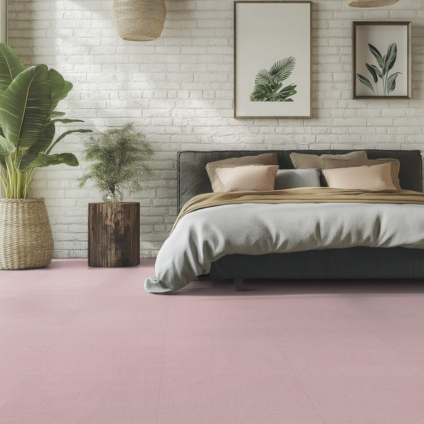 Gerflor Creation 55 Zen Finesse Poudre 1066 Vinylboden, hellgrau, mit feiner Struktur, Klebevinyl für moderne Räume