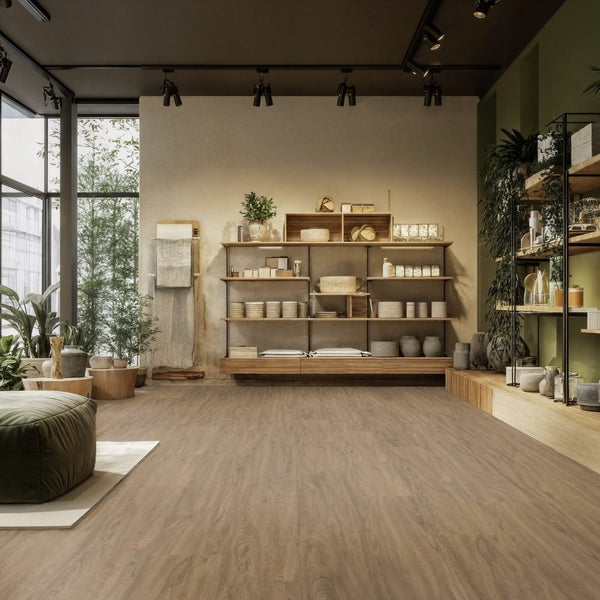 Vinylboden Gerflor Creation 55 Zen Nature Oak Honey 1480 mit Holzmaserung, klebevinyl, naturbelassener Holzlook.