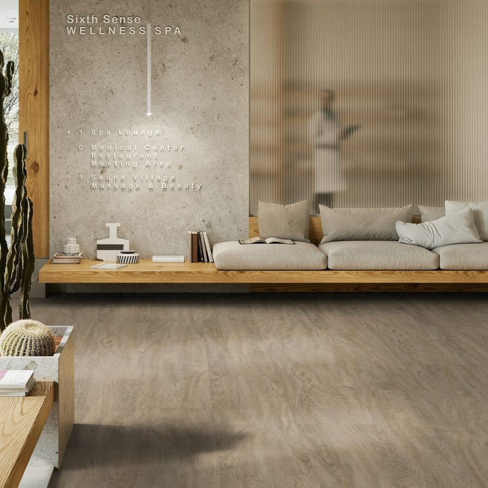 Gerflor Creation 55 Solid Clic Zen Nature Oak Kraft Vinylboden, klickbarer Vinylboden mit Eichenmuster, langlebig und stilvoll