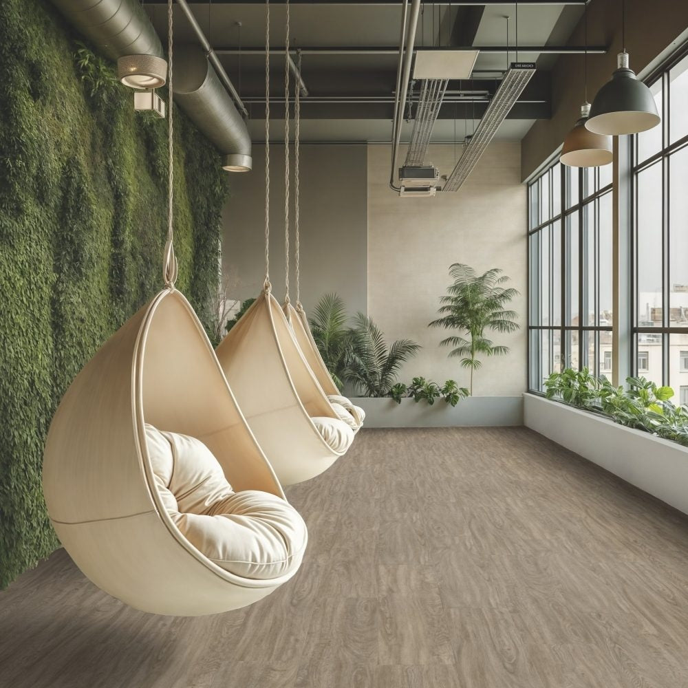 Gerflor Creation 55 Zen Nature Eiche Taupe Vinylboden, klebevinyl, elegante Holzoptik, langlebig und pflegeleicht.