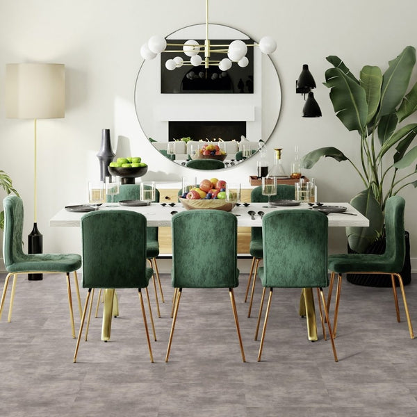 Gerflor Creation 55 Zen Parker Clear 1486 Vinylboden, Klebevinyl mit transparentem Design, glatte Oberfläche, ideal für moderne Räume