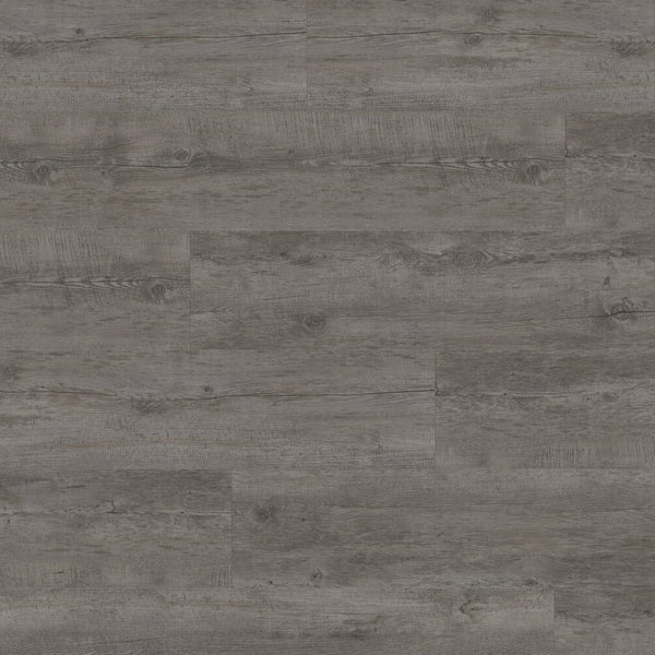 Gerflor Creation 55 Zen Ranch Anthracite Vinylboden, Klebevinyl mit dunklem, anthrazitfarbenem Design auf glatter Oberfläche.