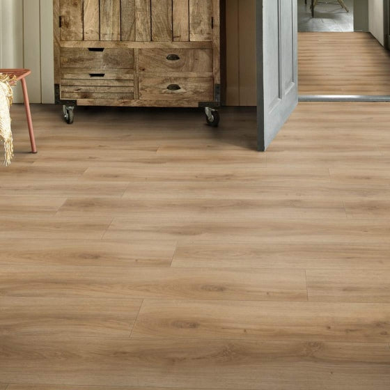 Vinylboden Moduleo Roots 40 Classic Oak 24837, Klebevinyl, mit Eichenholzdesign und natürlicher Maserung, strapazierfähig und langlebig