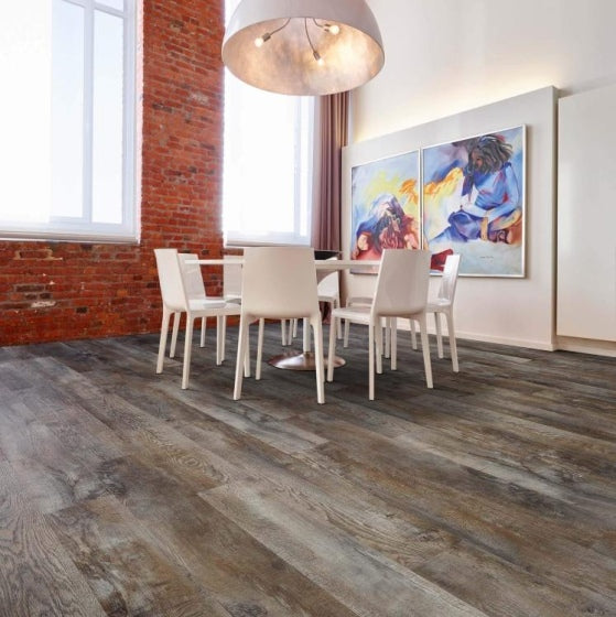 Vinylboden Moduleo Roots 40 Country Oak in hellbrauner Eichenoptik, Klebevinyl, langlebig und robust für wohnliche Räume