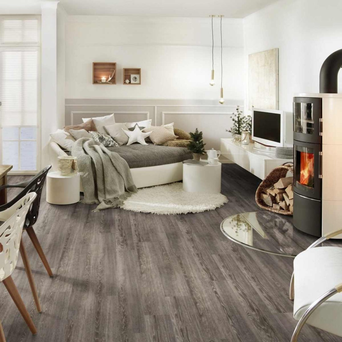 Vinylboden Project Floors ECO 3612 aus der Bio-Vinyl (PVC-frei) Klebevinyl-Serie, helle Holzoptik, Bodenbelag für Innenräume