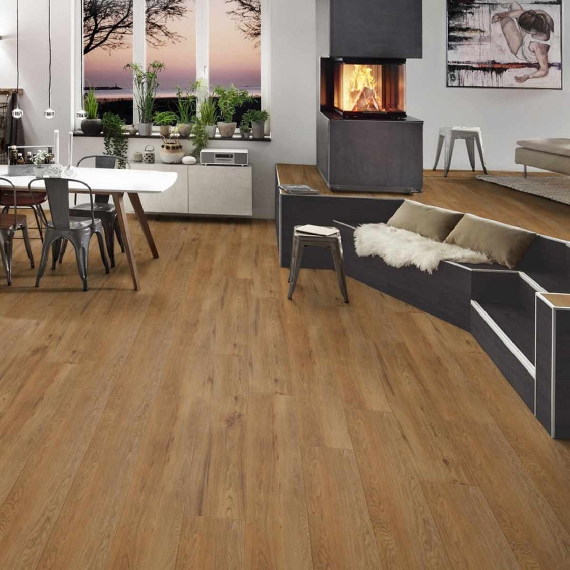 Vinylboden Project Floors ECO 3841 aus der Bio-Vinyl (PVC-frei) Klebevinyl-Collection, mit Holzoptik und strapazierfähiger Oberfläche
