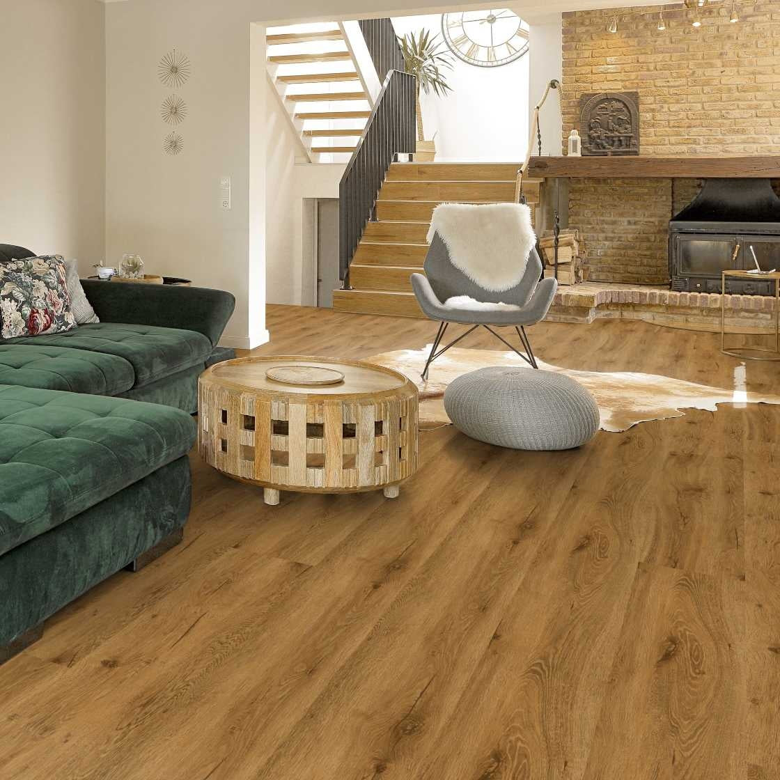 Vinylboden Project Floors floors@work PW 1390 in Eichen-Design, klebefertig, strapazierfähig und optisch ansprechend.
