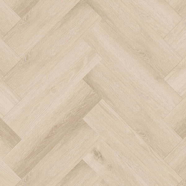 Project Floors Vinylboden floors@work PW 4220 Fischgrät, Klebevinyl, 610×152 cm, edles Fischgrät-Design auf Boden liegend