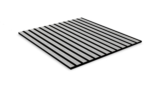Jangal Wandpaneel Oulanka Eichenfurnier, modulare Akustikpaneel, 52 x 104 cm, Wanddekoration aus Holzfurnier
