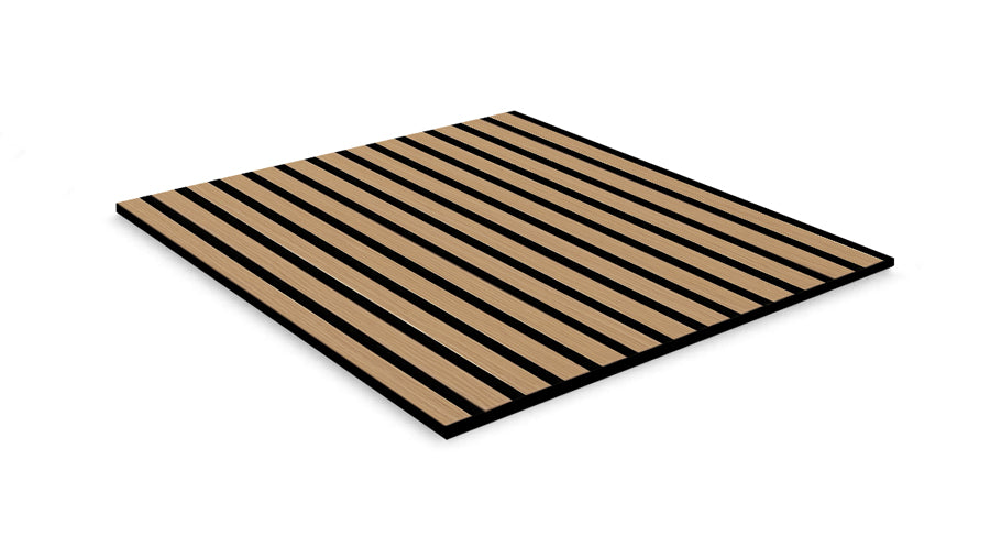 Jangal Davert Oak Wandpaneel aus Furnier, modulare Wandverkleidung, 52 x 52 cm, akustisches Wandpaneel für modernes Interior