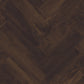 Moduleo LayRed 55 Country Oak Vinylboden im Fischgrätmuster, Klick-Vinyl mit Trittschalldämmung, braune Holzoptik, langlebig