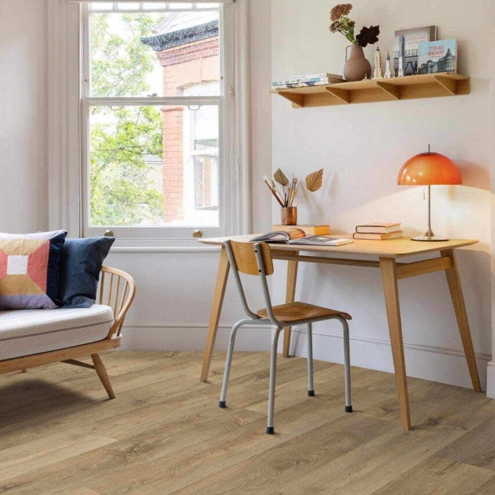Vinylboden Moduleo Roots 55 Nashville Oak 88299 XL, Klebevinyl, mit rustikaler Eichenoptik und langlebiger Oberfläche.