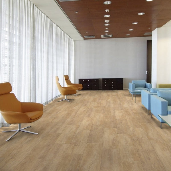 Gerflor Creation 40 Honey Oak Vinylboden, klebevinyl mit Holzmaserung in warmem Honigfarbton, ideal für langlebige Bodenbeläge