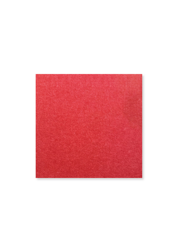 Rotes Jangal PET-Filz-Wandpaneel, modular 52x52 cm, dekoratives Wandpaneel für moderne Innenräume