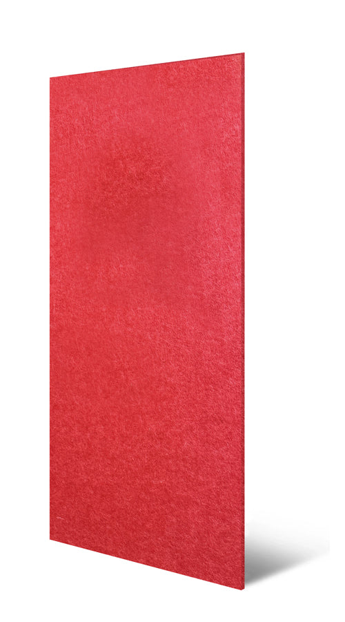 Rotes PET-Filz-Wandpaneel von Jangal, modular, 52 x 104 cm, moderne Wanddekoration, textile Wandpaneel für Innenräume